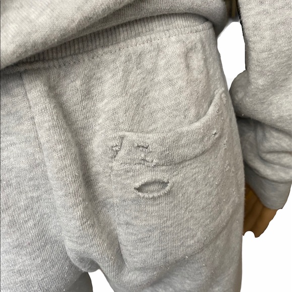 Alternative Earth gray sweat shirt/pant duo size L - Picture 7 of 8
